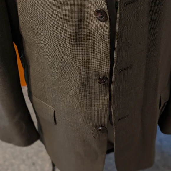 Burberry Nordstrom Men's 100% Wool 3button Jacket Sz 40 Reg